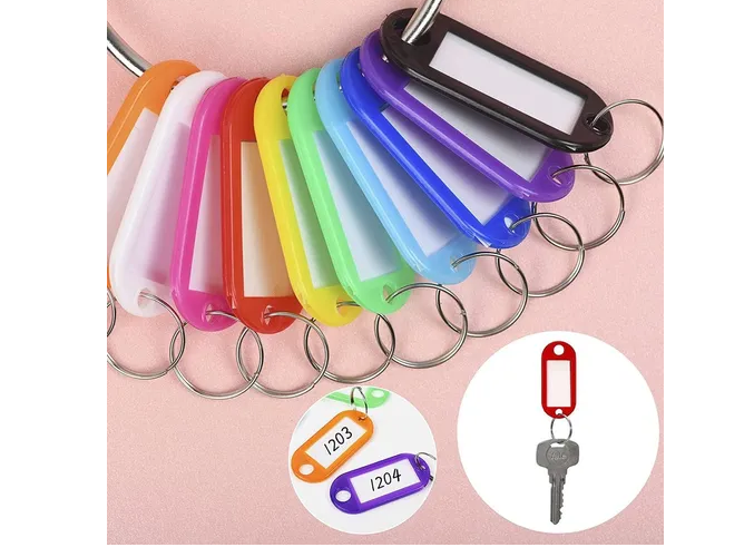 Foto 4 pulgar | Llavero Xtellar Porta Etiquetas Para Llaves 10 Colores Con 200 Pzs