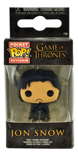 Juego De Tronos Jon Snow Llavero 4cm Pocket Pop Funko