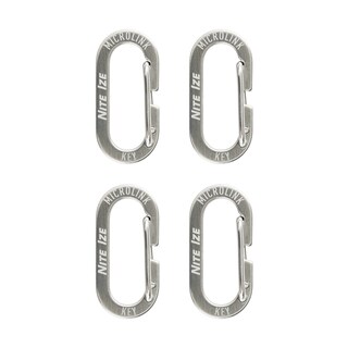 Foto 3 | Minillaveros Moscarabiner Nite Ize Microlink De Acero Inoxidable Paquete De 4 - Venta Internacional.