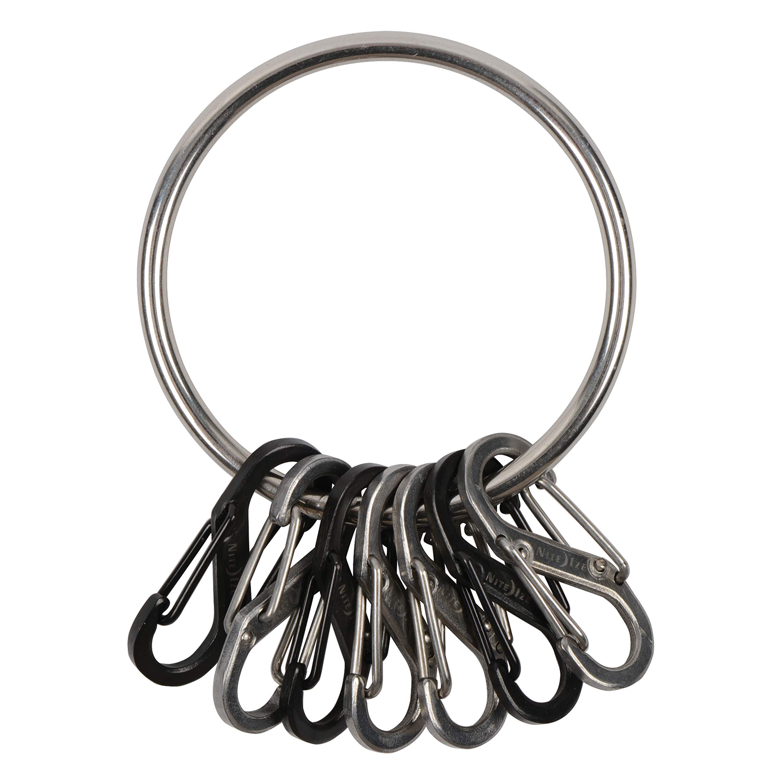 Foto 3 pulgar | Llavero Nite Ize Bigring Steel S-biner Con Mosquetones - Venta Internacional.
