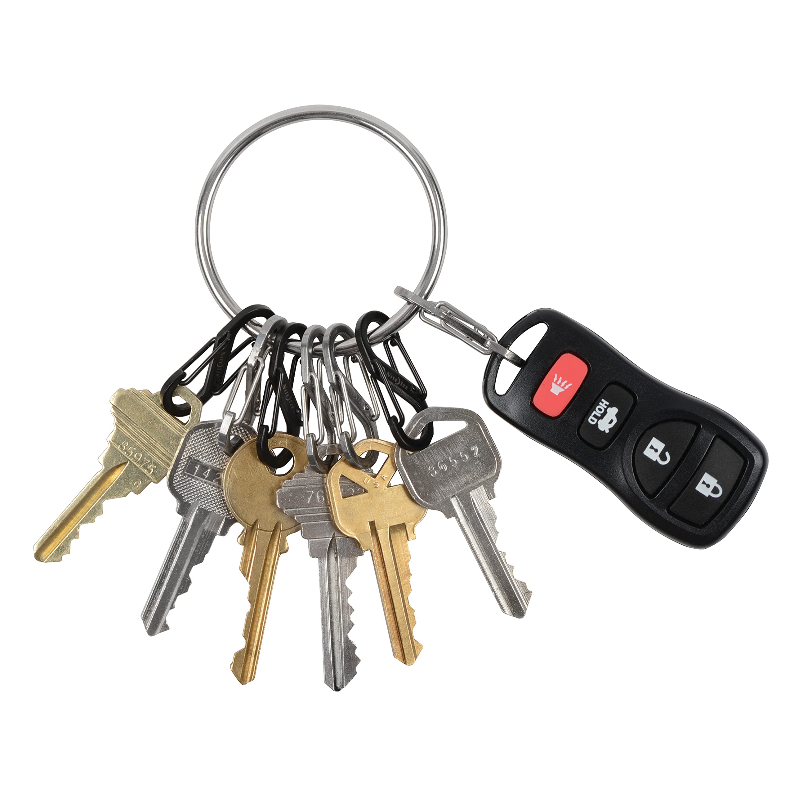 Foto 5 pulgar | Llavero Nite Ize Bigring Steel S-biner Con Mosquetones - Venta Internacional.