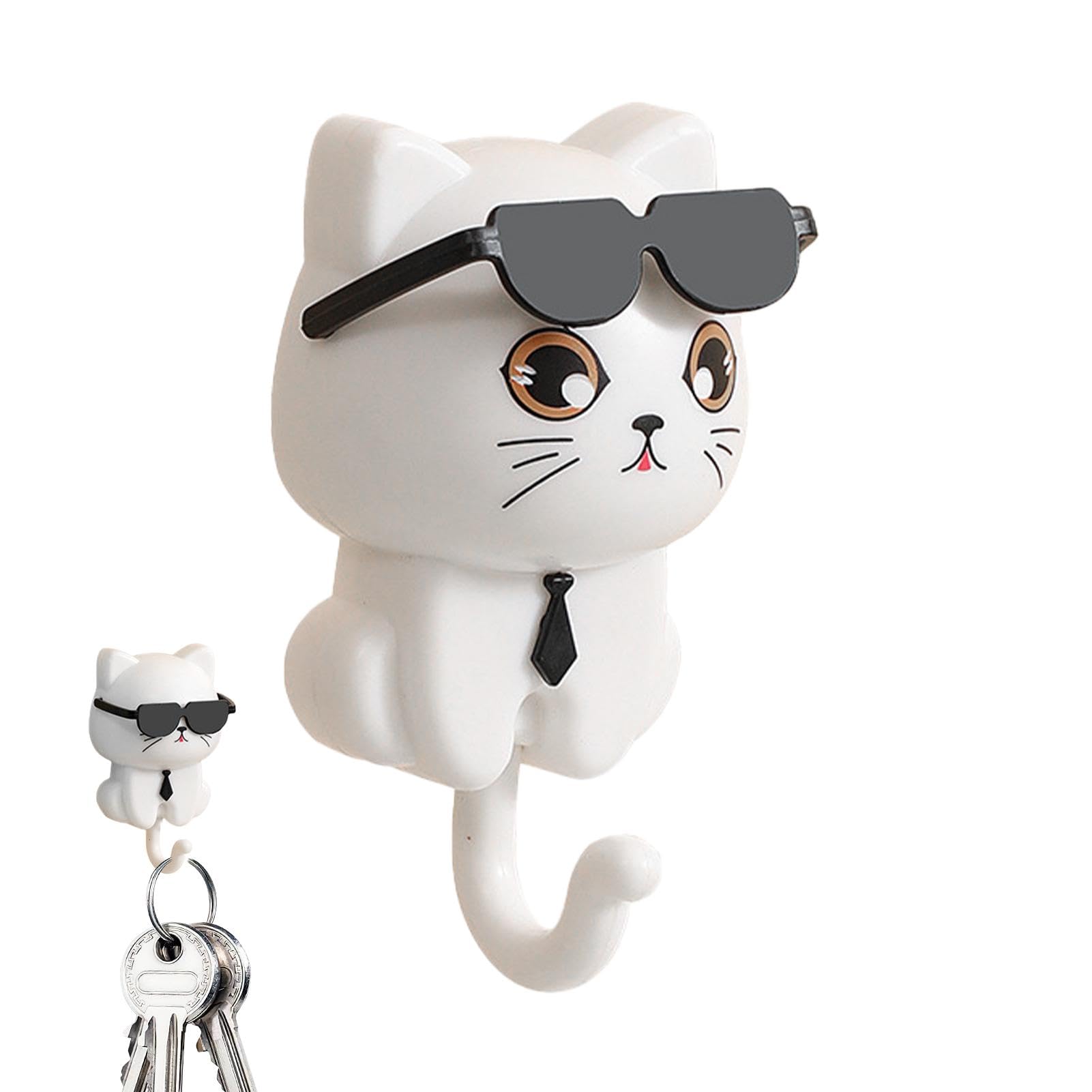 Llavero Con Forma De Gato Lafande  Lindas Gafas De Sol Con Forma De Gato Para Decoración De Pared - Venta Internacional