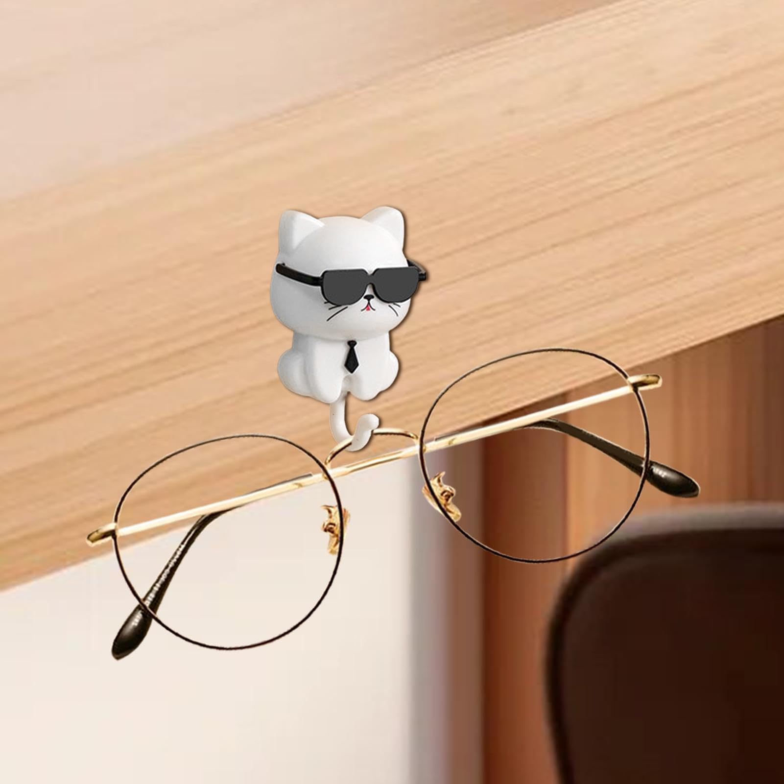 Foto 5 pulgar | Llavero Con Forma De Gato Lafande  Lindas Gafas De Sol Con Forma De Gato Para Decoración De Pared - Venta Internacional