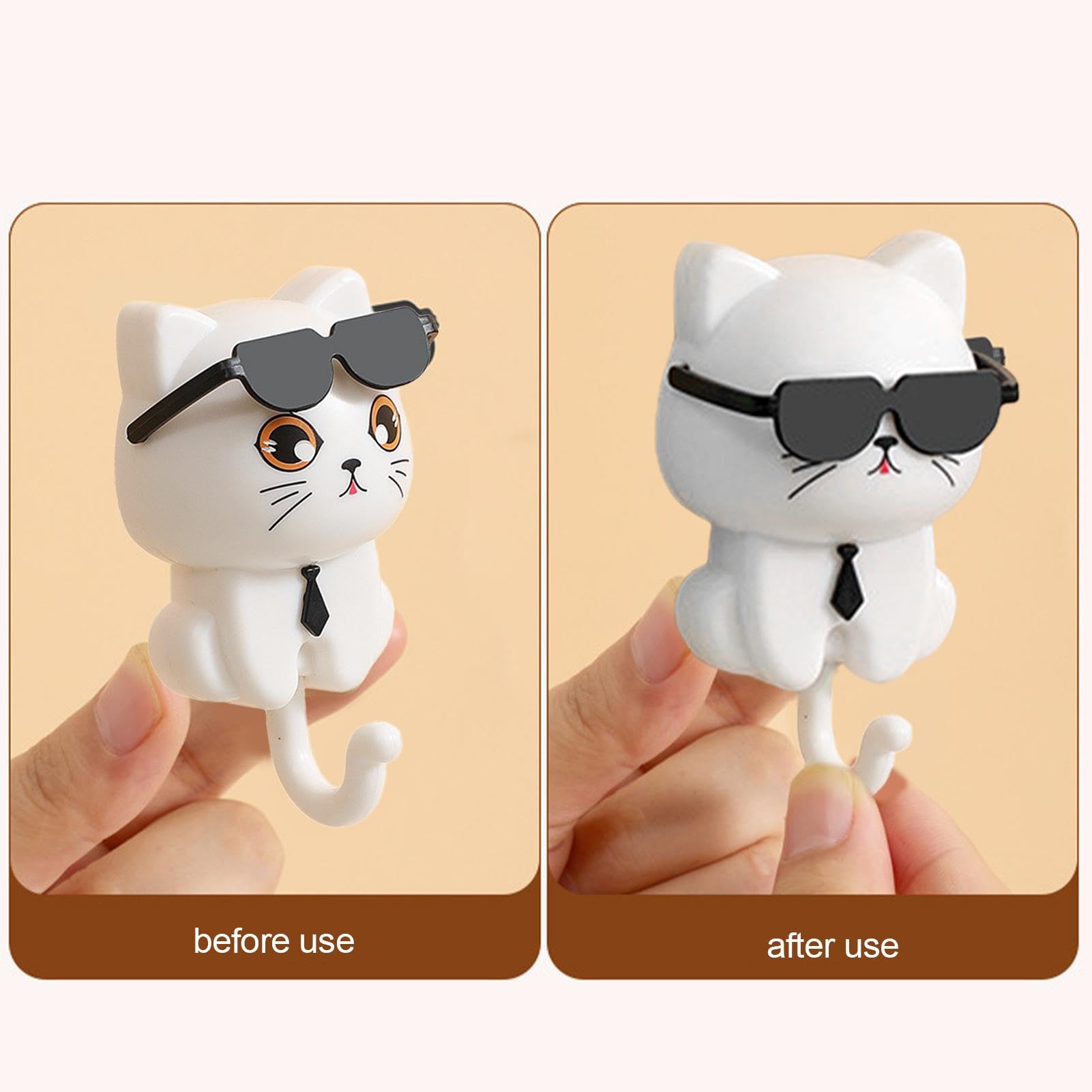 Foto 6 pulgar | Llavero Con Forma De Gato Lafande  Lindas Gafas De Sol Con Forma De Gato Para Decoración De Pared - Venta Internacional