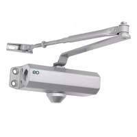 Cierra Puertas Hidráulico Aluminio Plateada Eo Safe Imports Esi-8370-1 Plata