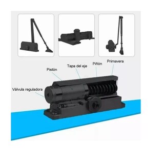 Foto 3 | Cierrapuertas Hidráulico Eo Safe Imports Esi-8347 Negro