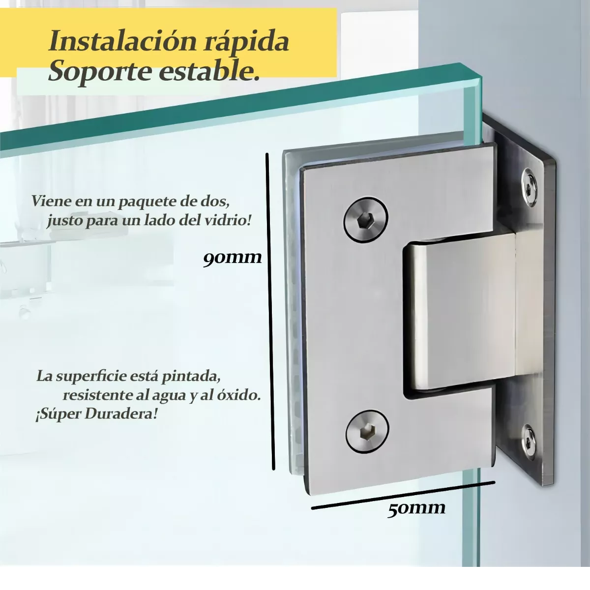 Foto 2 | Bisagra para Puerta Eo Safe Imports Esi8364 de Acero Inoxidable
