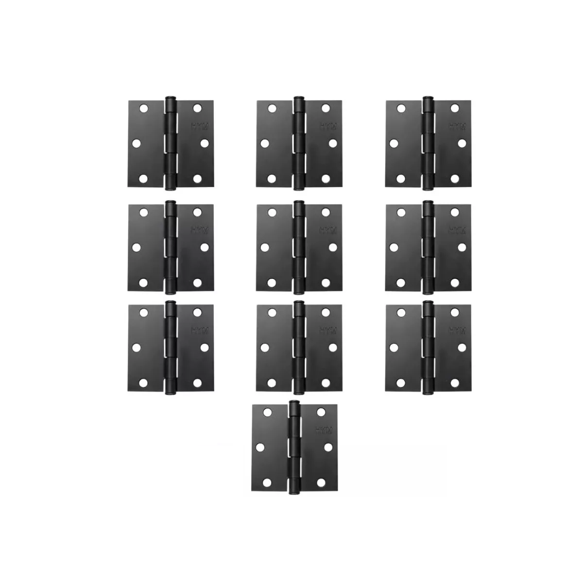 Foto 2 pulgar | Bisagras Eo Safe Imports Esi-8376 color Negro Mate 3 X 3 " con Tornillos 10 Pzas