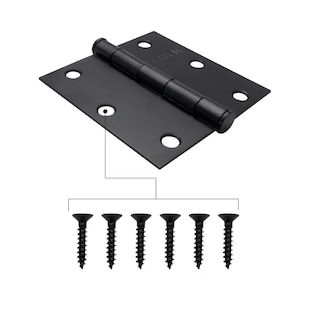 Foto 2 | Bisagras Eo Safe Imports Esi-8376 color Negro Mate 3 X 3 " con Tornillos 10 Pzas