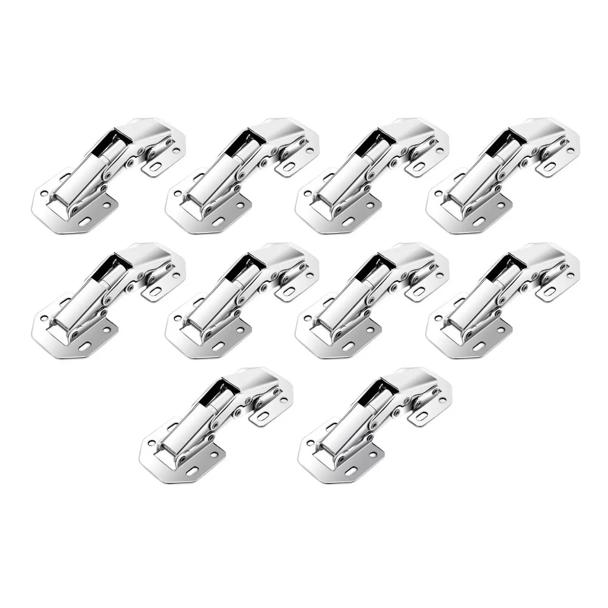 Set Bisagra Bidimensional Oculta 90° Eo Safe Imports Esi-8365 color Plata 10 Piezas $459