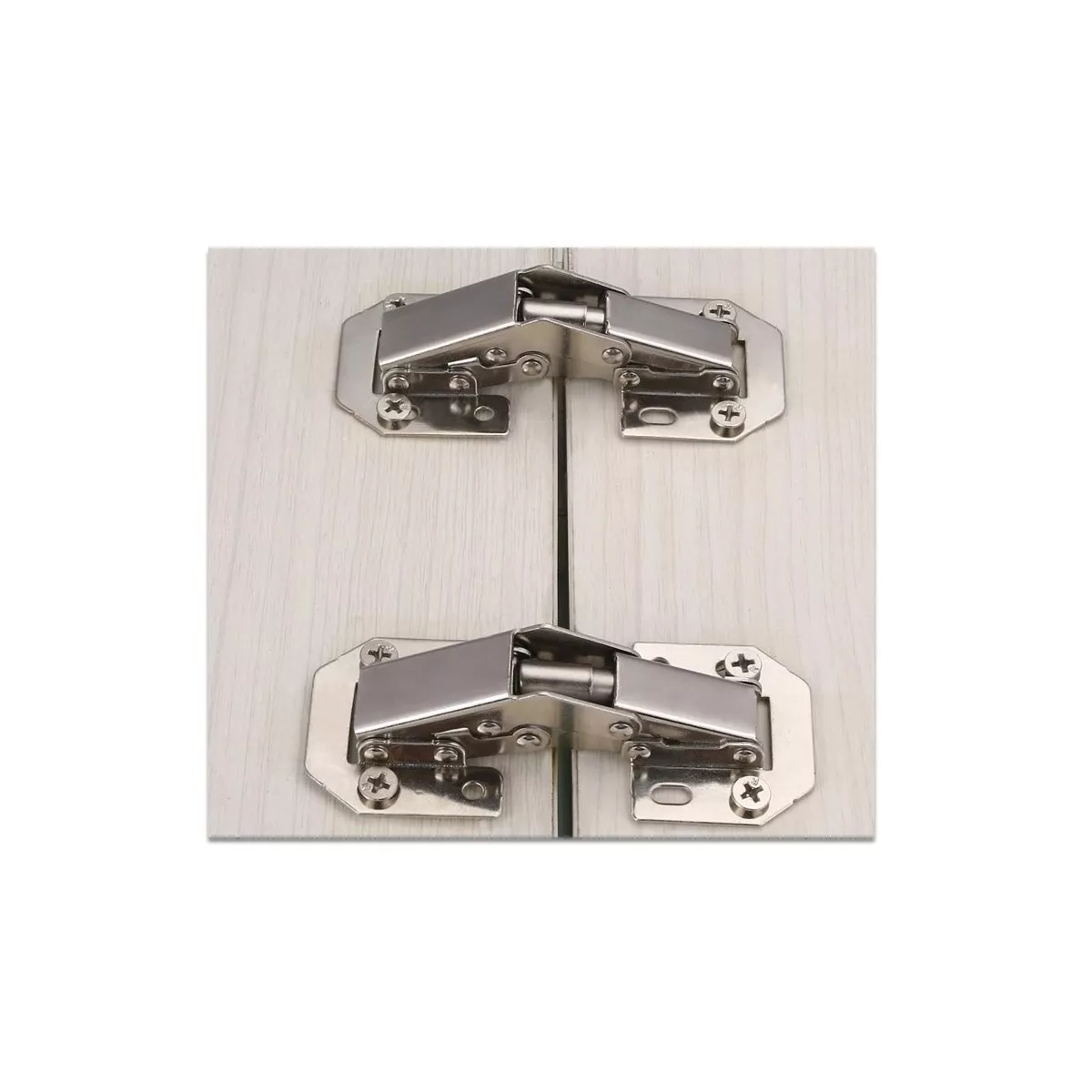 Foto 3 | Set Bisagra Bidimensional Oculta 90° Eo Safe Imports Esi-8365 color Plata 10 Piezas
