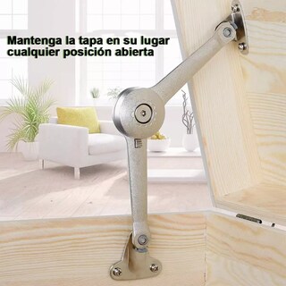 Foto 2 | Brazo Elevable para Puertas de Alacena y Gabinetes Eo Safe Imports ESI-8369 color Plata 2 Unidades