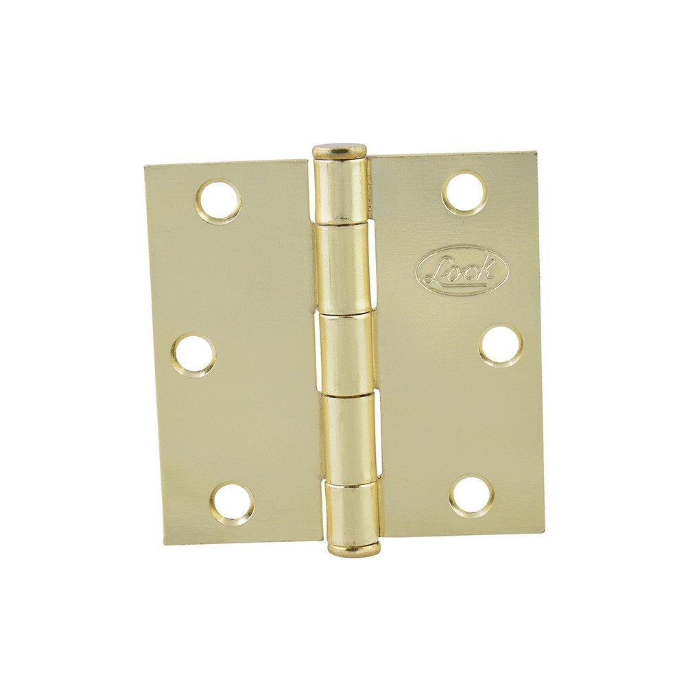 Foto 1 | Bisagra Cuadrada Latón Brillante Acero Inoxidable Lock