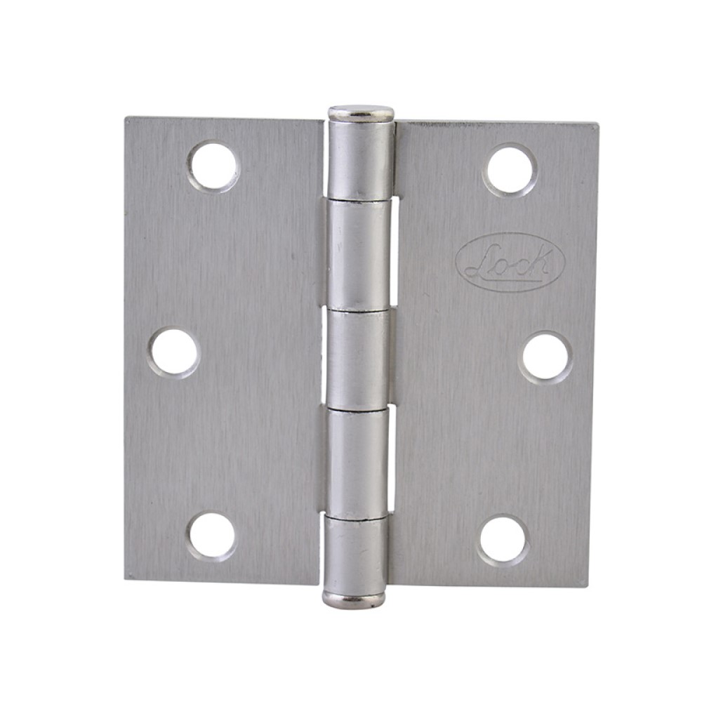 Bisagra Cuadrada Níquel Satinado Perno P/puerta Lock