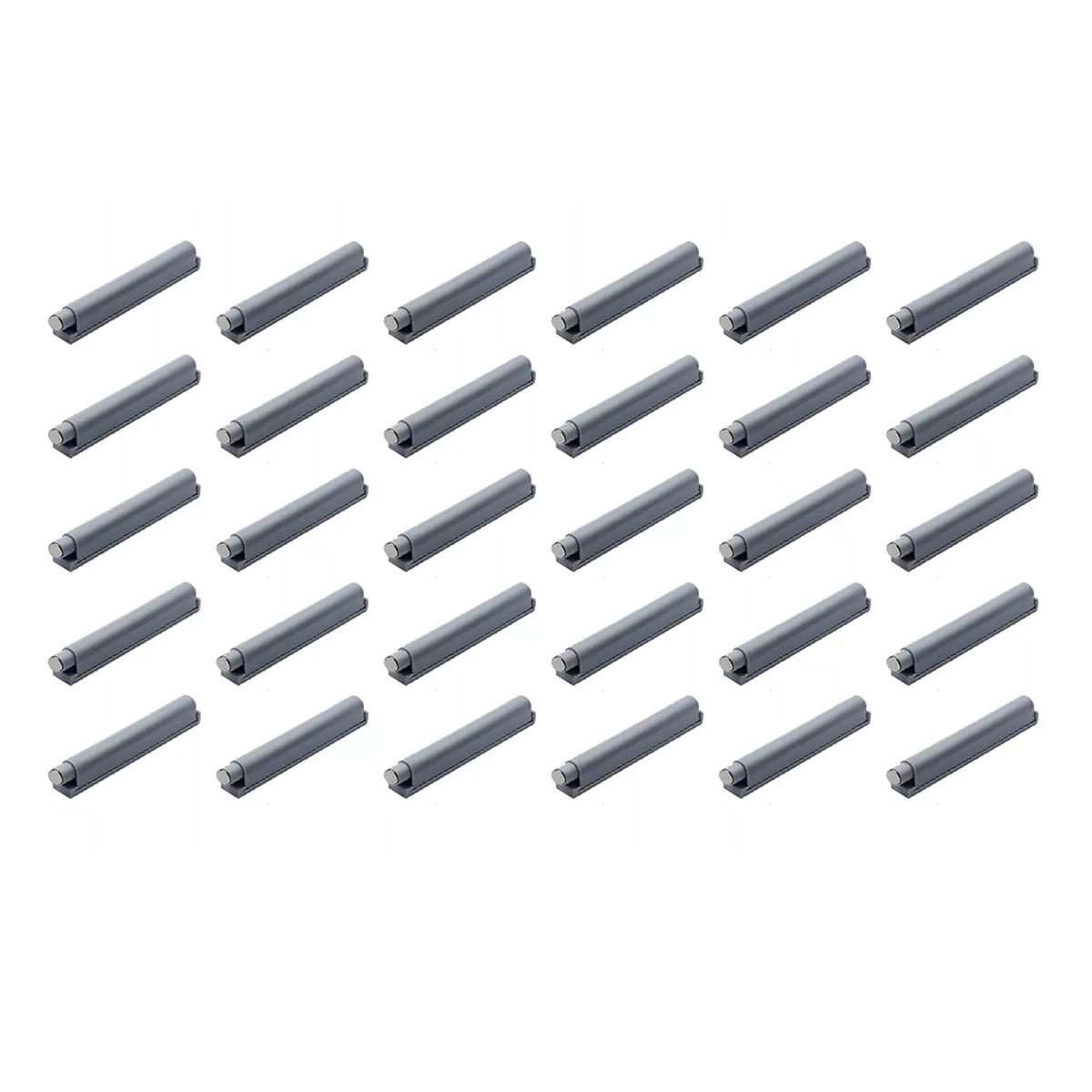 Kit 30 Piezas Resbalon Forzador Push Open Magnético Para Puerta Eo Safe Imports Esi-15613 Gris
