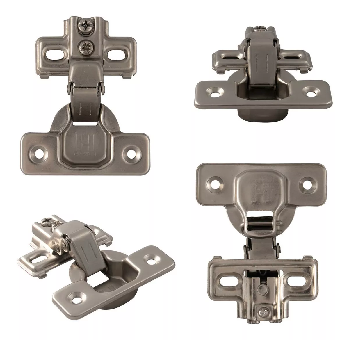 Foto 3 pulgar | Kit Bisagra Bidimensional Brazo Corto 10 Pares Eo Safe Imports Esi-8339 Gris