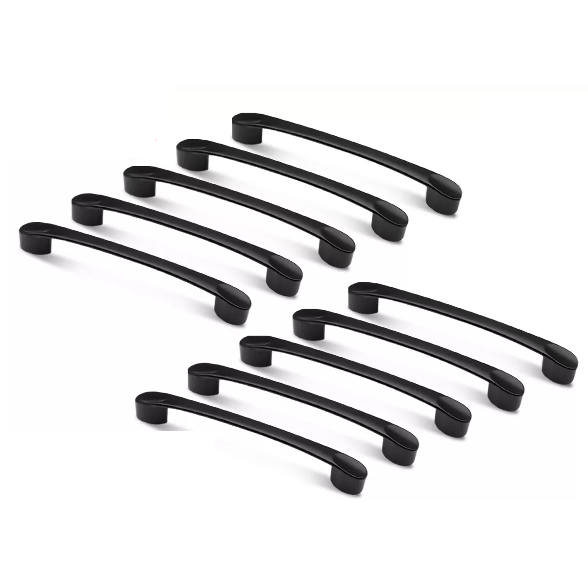 Foto 2 pulgar | Juego Jaladeras para Cajones 10 Piezas Eo Safe Imports Esi-8351 color Negro