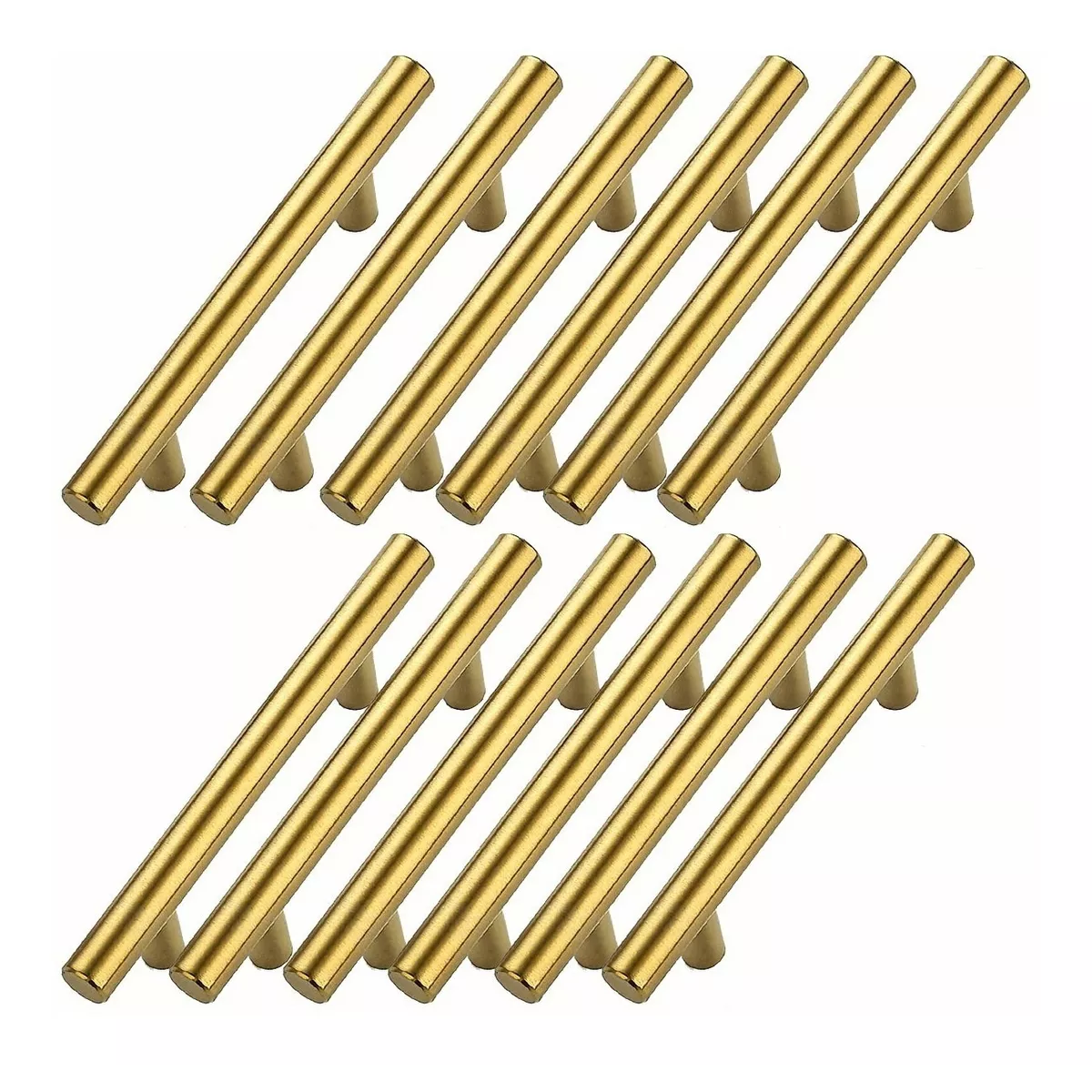 Juego Herrajes de Acero Inoxidable 12 Piezas Eo Safe Imports Esi-8350 color Dorado