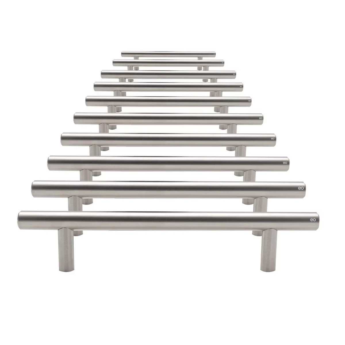 Juego Jaladera De Barra En Acero Inoxidable 10 Piezas Eo Safe Imports Esi-8341-1 Plata