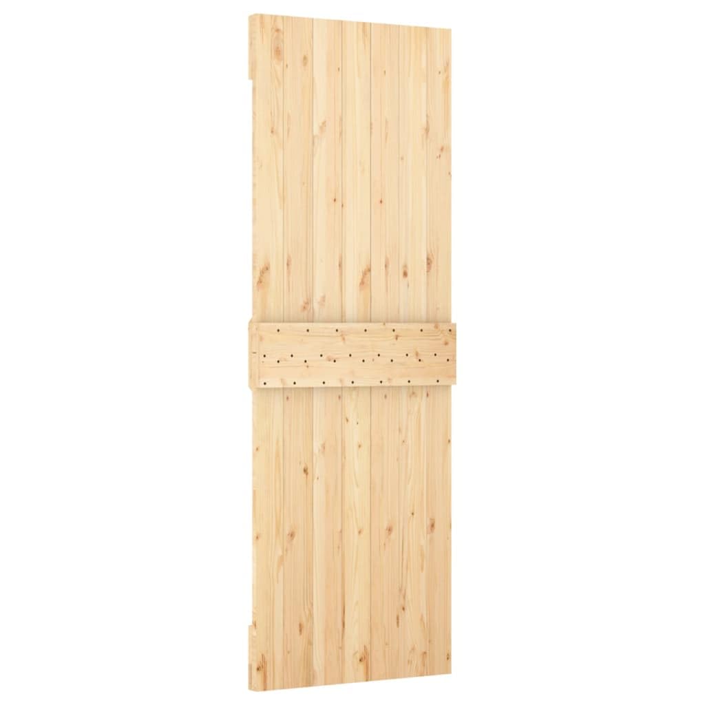 Foto 8 pulgar | Puerta Corrediza Para Granero Vidaxl Narvik, 70 X 210 Cm, Madera Maciza De Pino - Venta Internacional.