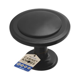 Foto 1 | Pomos De Armario Lifemaster De Color Negro Mate A Prueba De Óxido, 12 Unidades - Venta Internacional.