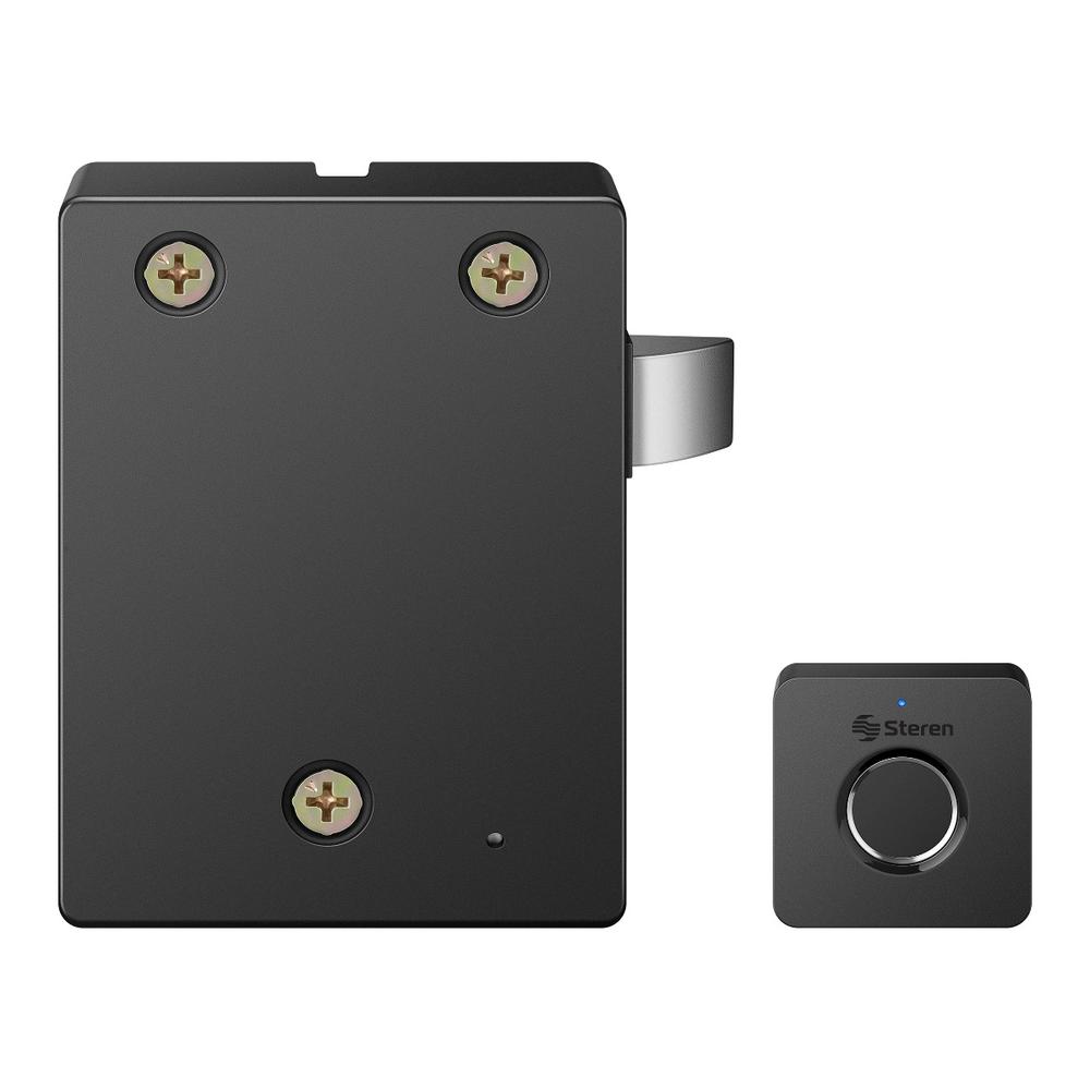 Foto 1 | Cerradura de Huella Steren LOCK-050 color Negro Digital Biométrica para Cajones Clósets o Armarios