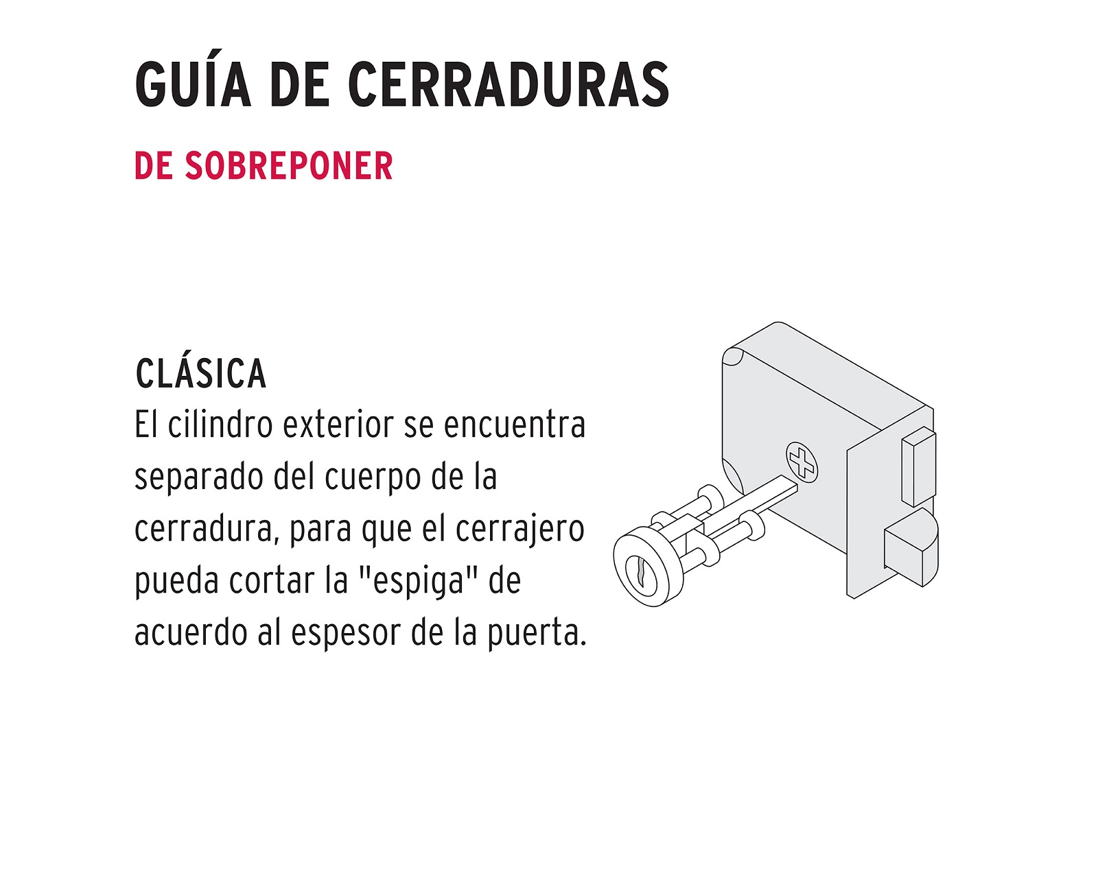 Foto 3 pulgar | Cerradura para Puerta de Sobreponer Clásica Hermex Cs-70d color Beige Derecha