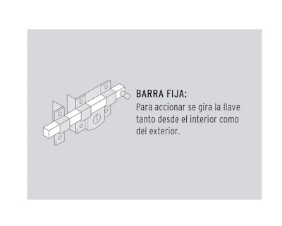 Foto 2 | Cerradura para Puerta de Barra Fija Hermex Cb-40db Derecha