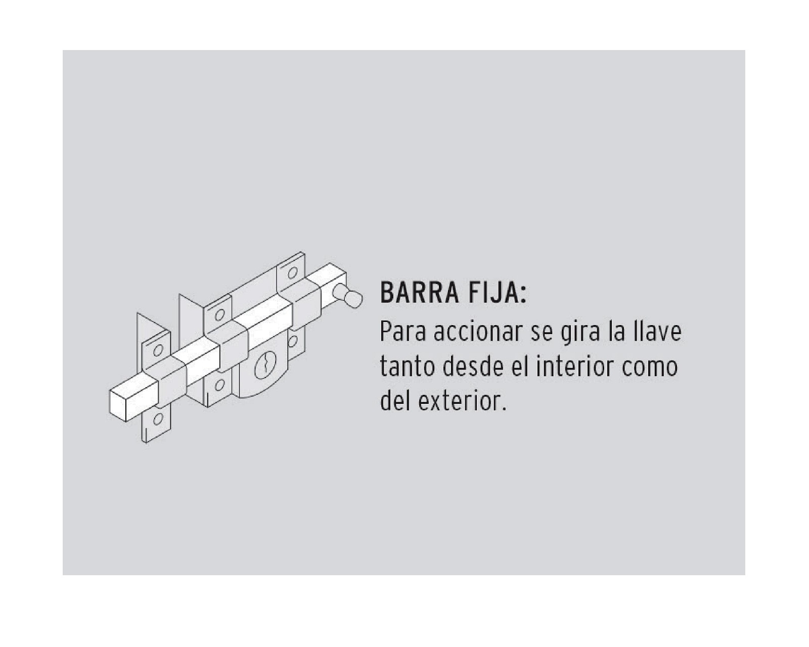 Foto 3 pulgar | Cerradura para Puerta Barra Fija Hermex Cb-50db Llave Tetra Derecha