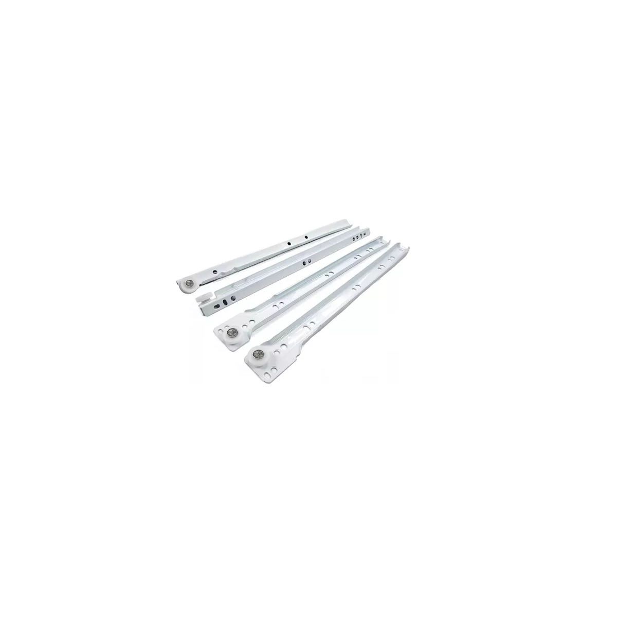 Foto 2 pulgar | Corredera Esmaltada Riel 35cm (10 Pares)  Eo Safe Imports Esi-15621 Blanco