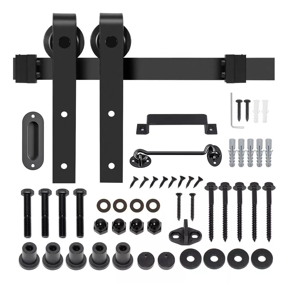 Foto 1 | Juego De Herrajes Para Puertas Corredizas De Granero Eo Safe Imports Esi-15618 Negro