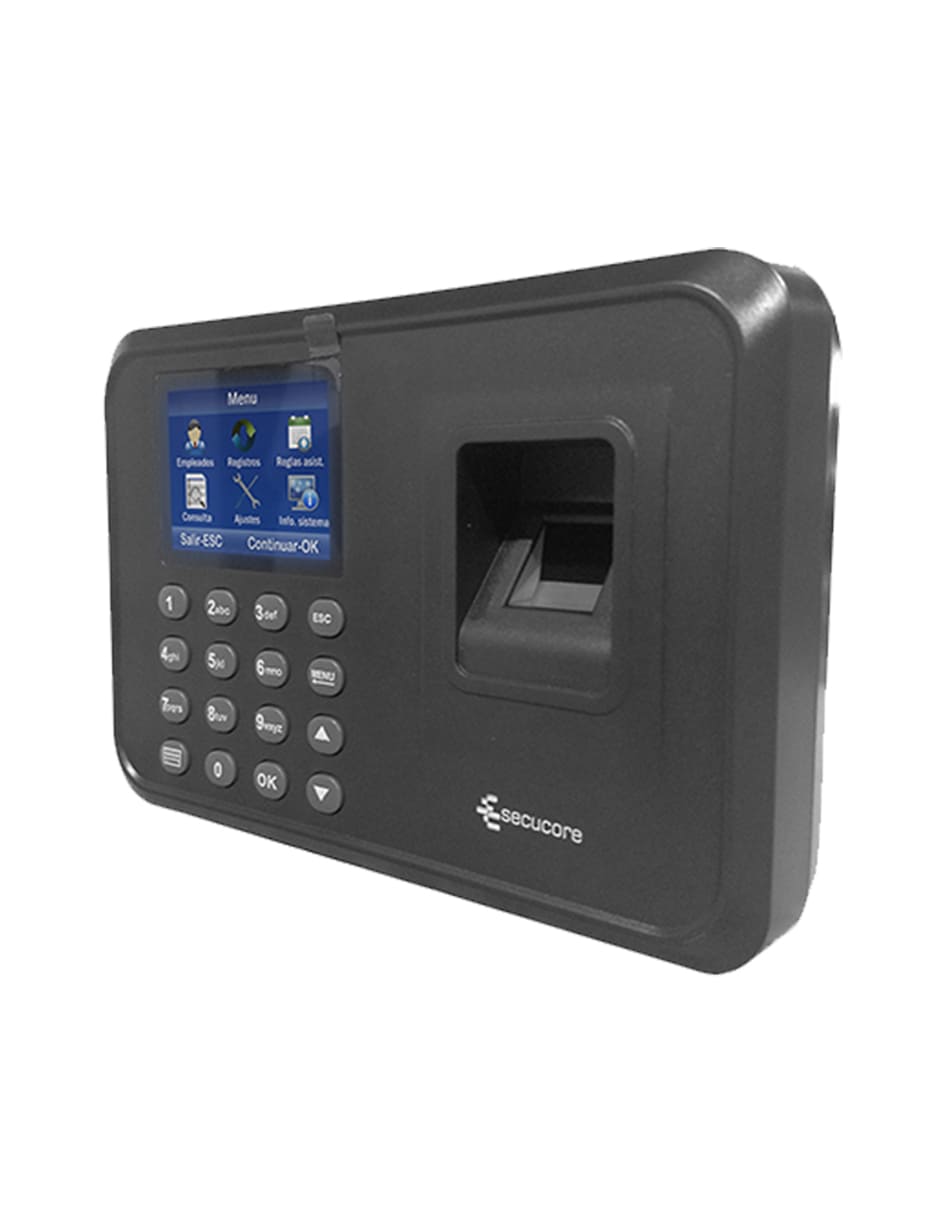 Reloj Checador Secucore Digital Biométrico