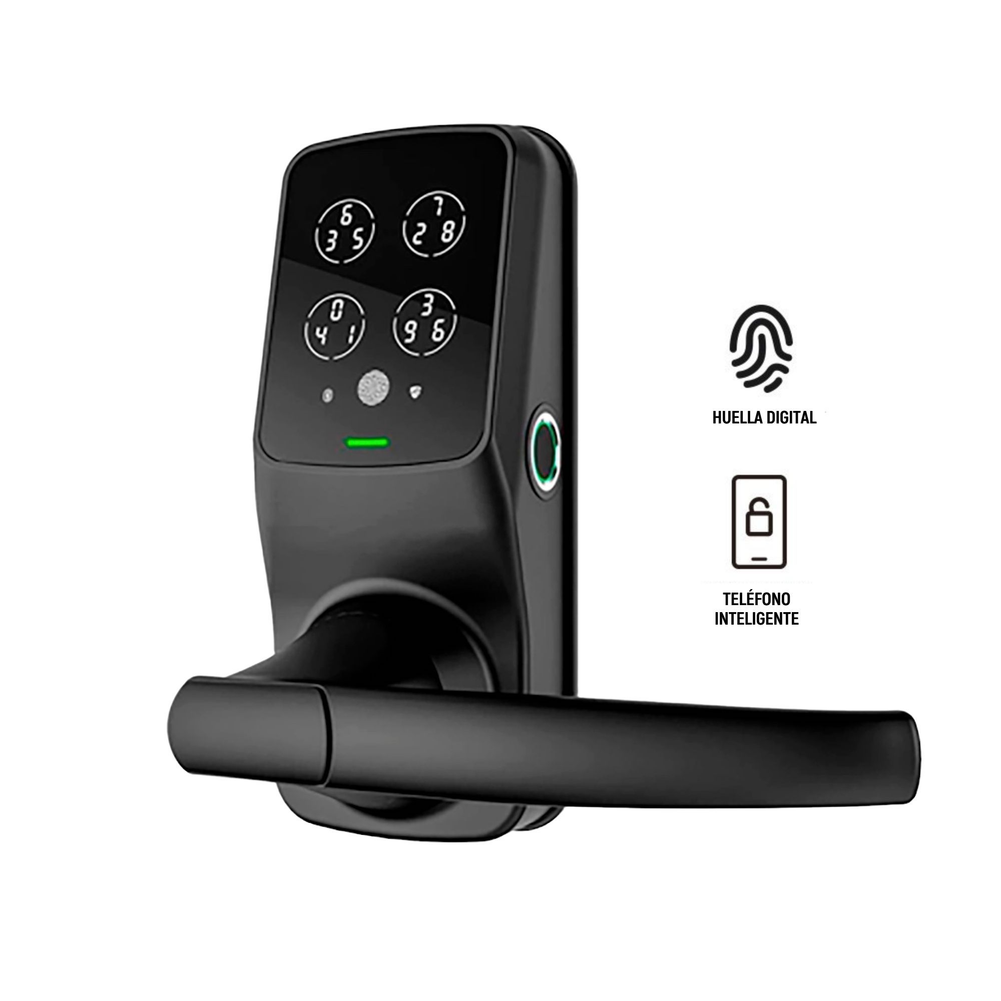 Foto 3 pulgar | Cerradura Inteligente Lockly Secure Plus Latch Con Manija Bluetooth