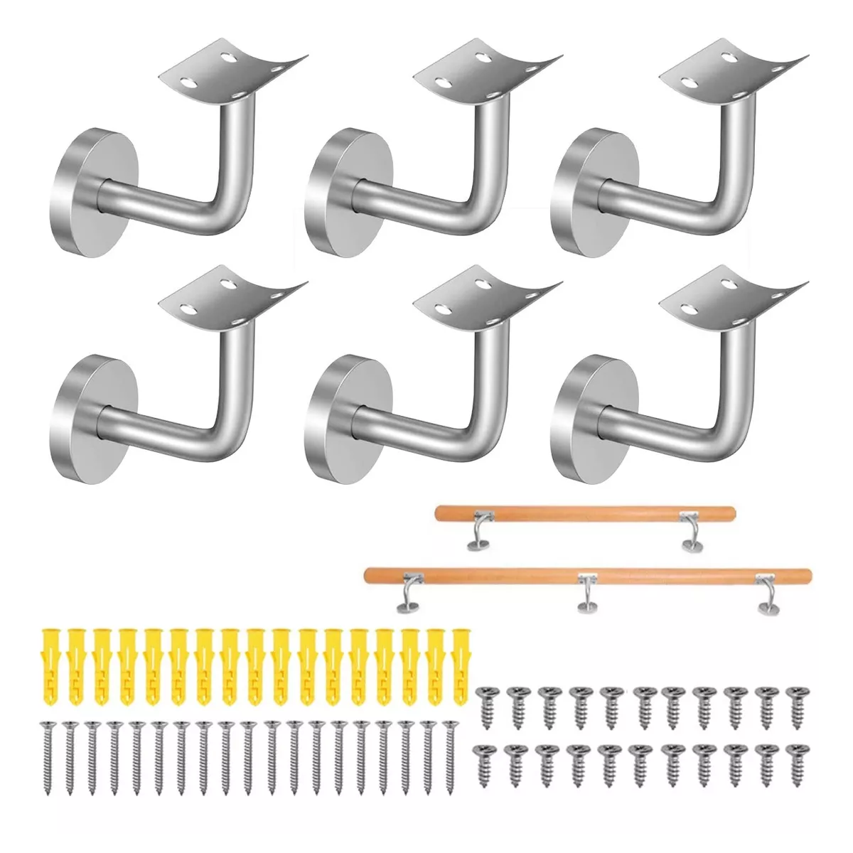 Soporte de Pasamanos Eo Safe Imports Esi8362 6 Piezas