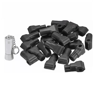 Foto 1 | 50 Pcs Candados Ganchos Exhibidor Y 1 Llave Magnética Eo Safe Imports Esi-15517 Negro