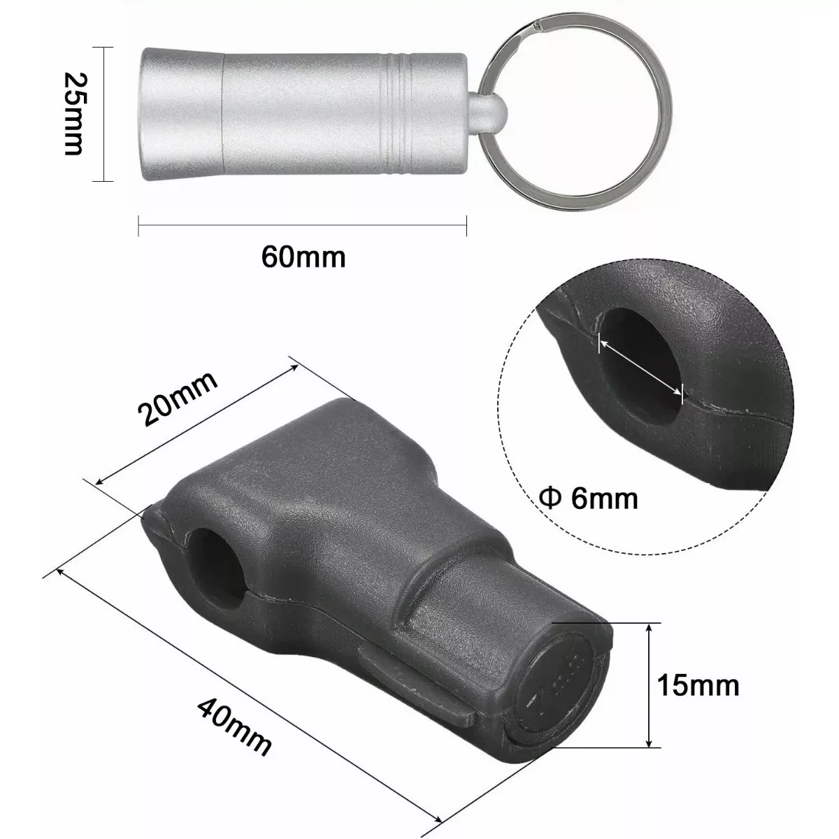 Foto 3 pulgar | 50 Pcs Candados Ganchos Exhibidor Y 1 Llave Magnética Eo Safe Imports Esi-15517 Negro