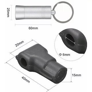 Foto 2 | 50 Pcs Candados Ganchos Exhibidor Y 1 Llave Magnética Eo Safe Imports Esi-15517 Negro