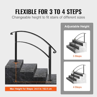 Foto 4 | Escalera Metálica Outdoor Steps Vevor Black Arch #1 - Venta Internacional.