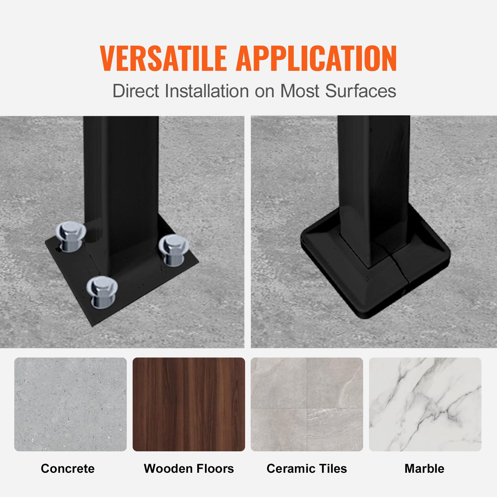 Foto 5 | Escalera Metálica Outdoor Steps Vevor Black Arch #1 - Venta Internacional.