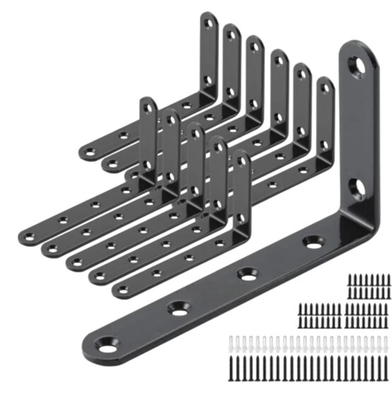 Xtellar - Conjunto De Soportes Ménsulas De Acero Inoxidable Ultra-resistentes Y Versátiles - 16 Piezas