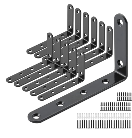 Foto 1 | Xtellar - Conjunto De Soportes Ménsulas De Acero Inoxidable Ultra-resistentes Y Versátiles - 16 Piezas