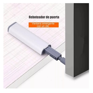 Foto 3 | Herrajes De Cajones Push Open Para Puerta Gabinete 10 Piezas Plata