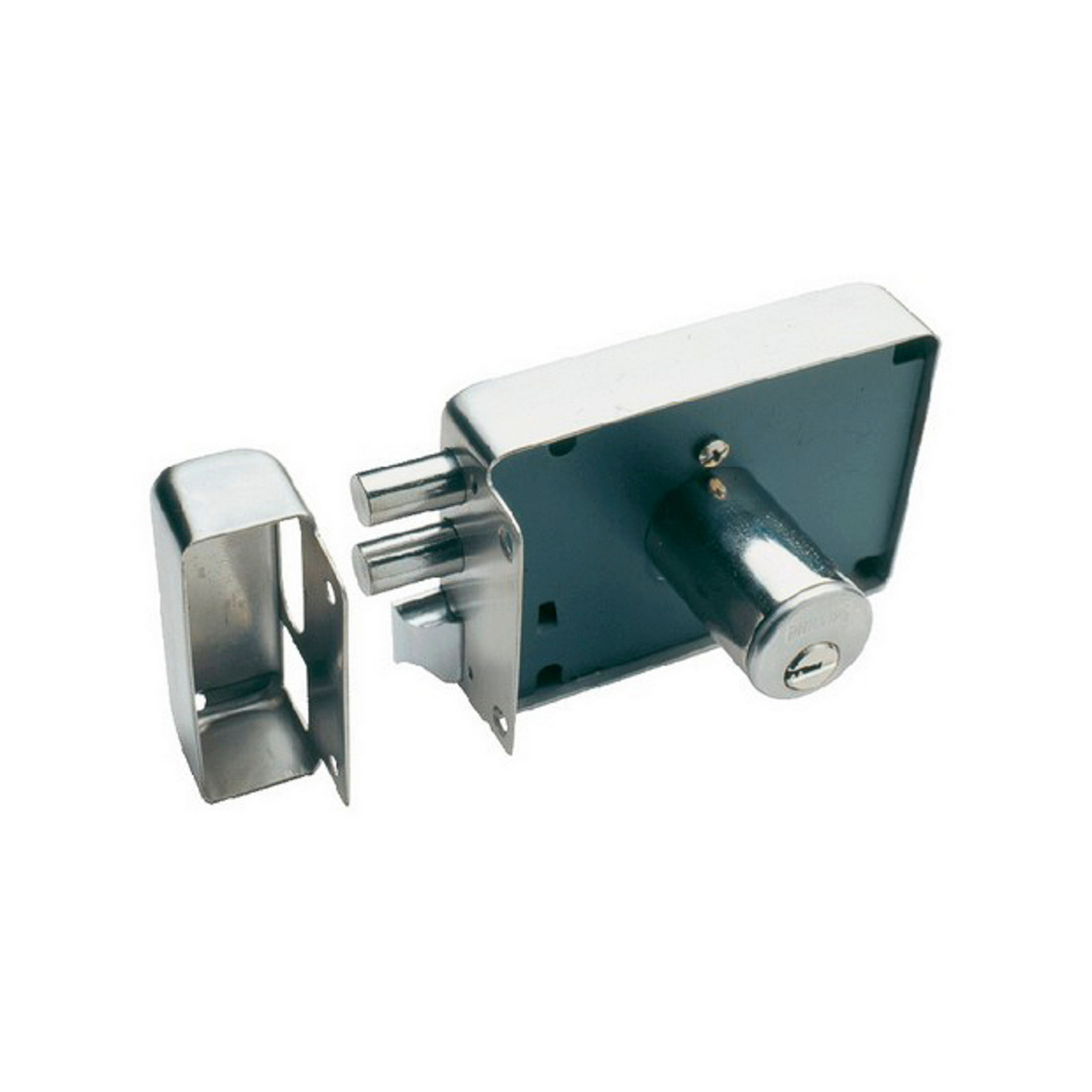 Foto 1 | Cerradura Sobreponer Phillips Izquierda Instala Facil Llave/puntos Doble Barra Alta Seguridad Acero Inoxidable