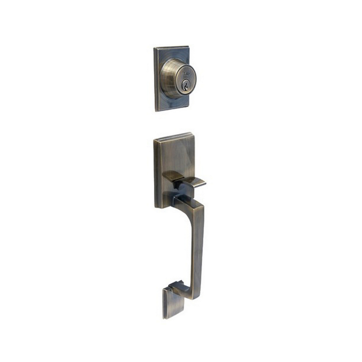 Foto 1 | Cerradura Gatillo Yale Llave/llave Con Perilla Interior Ball Laton Antiguo Napoles