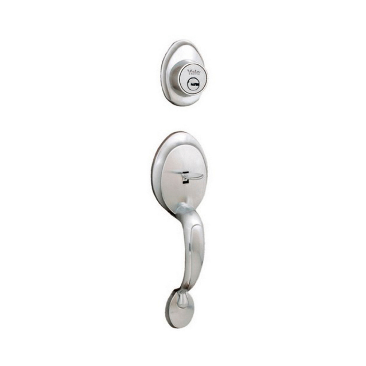 Foto 2 pulgar | Cerradura Gatillo Yale Llave/lllave Cromo Mate Venecia