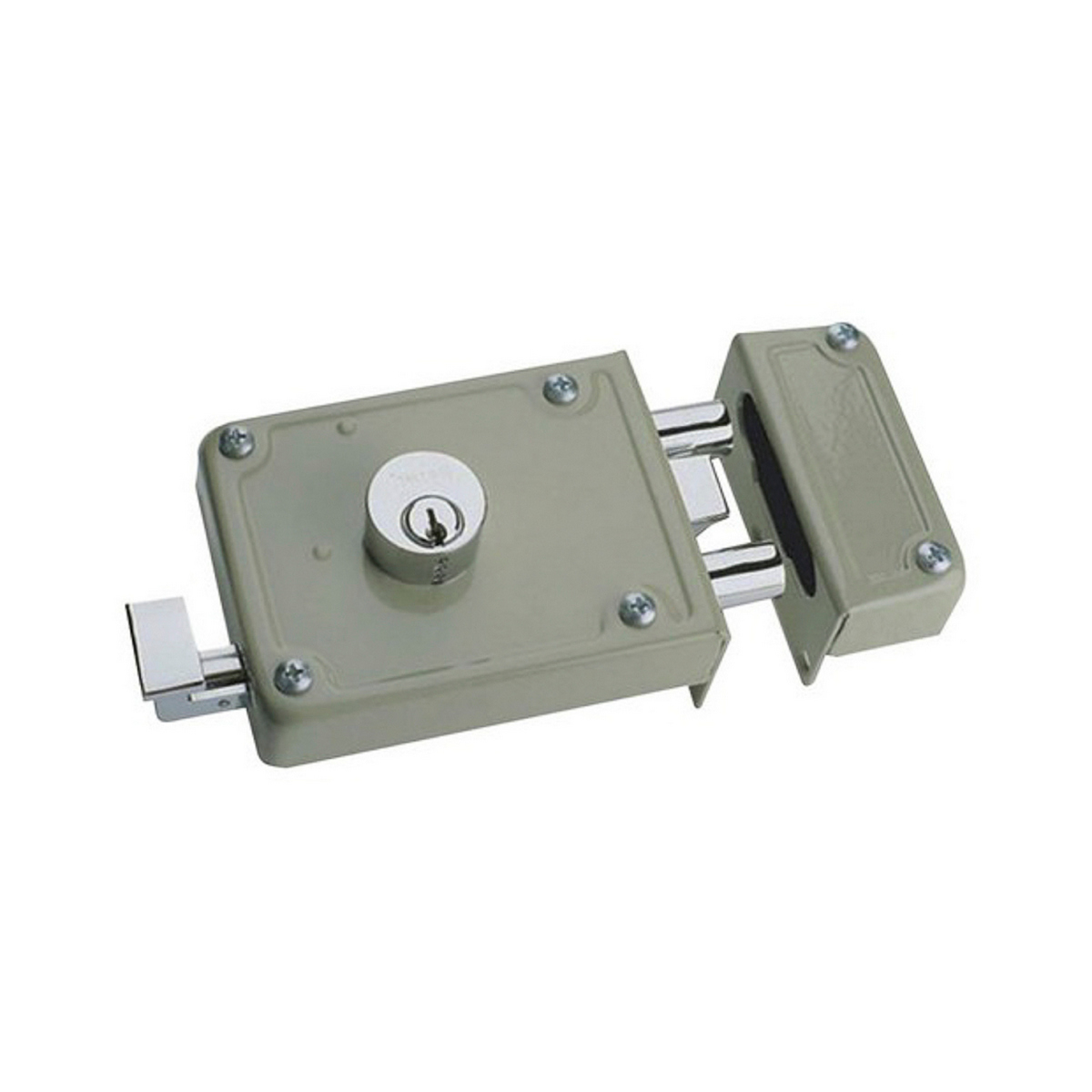 Foto 1 | Cerradura Sobreponer Phillips Izquierda Doble Cerrojo Beige