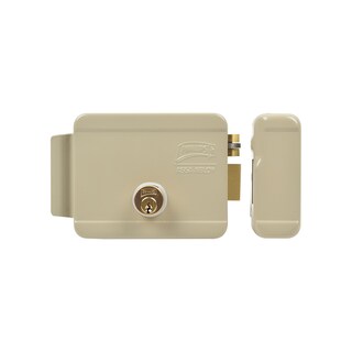 Foto 1 | Cerradura Sobreponer Phillips Derecha Electrica Sin Boton Beige