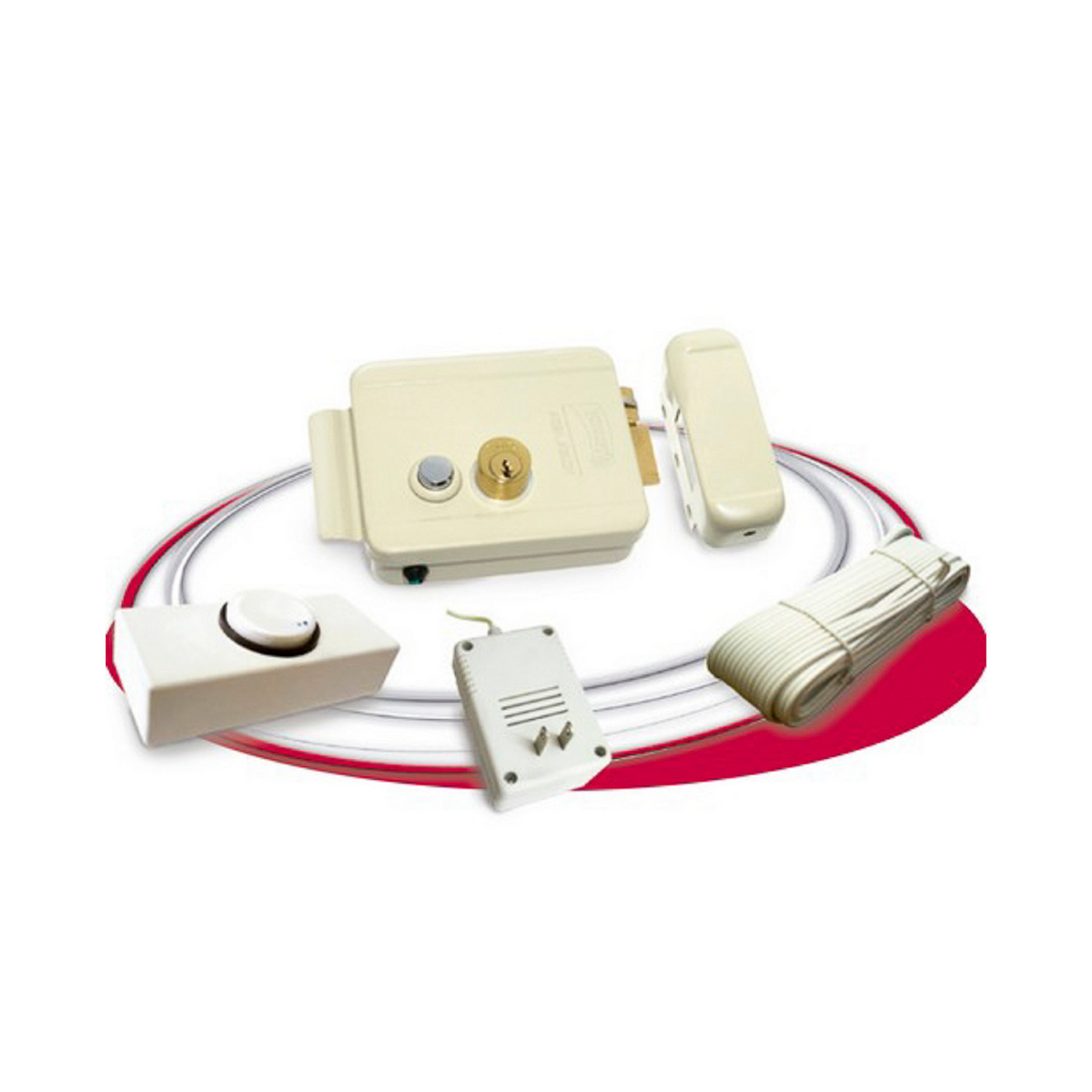 Portero Electrico Phillips Mod. 321 Izquierda (cerradura Sobreponer Transformador Receptor Pulsador Controles)