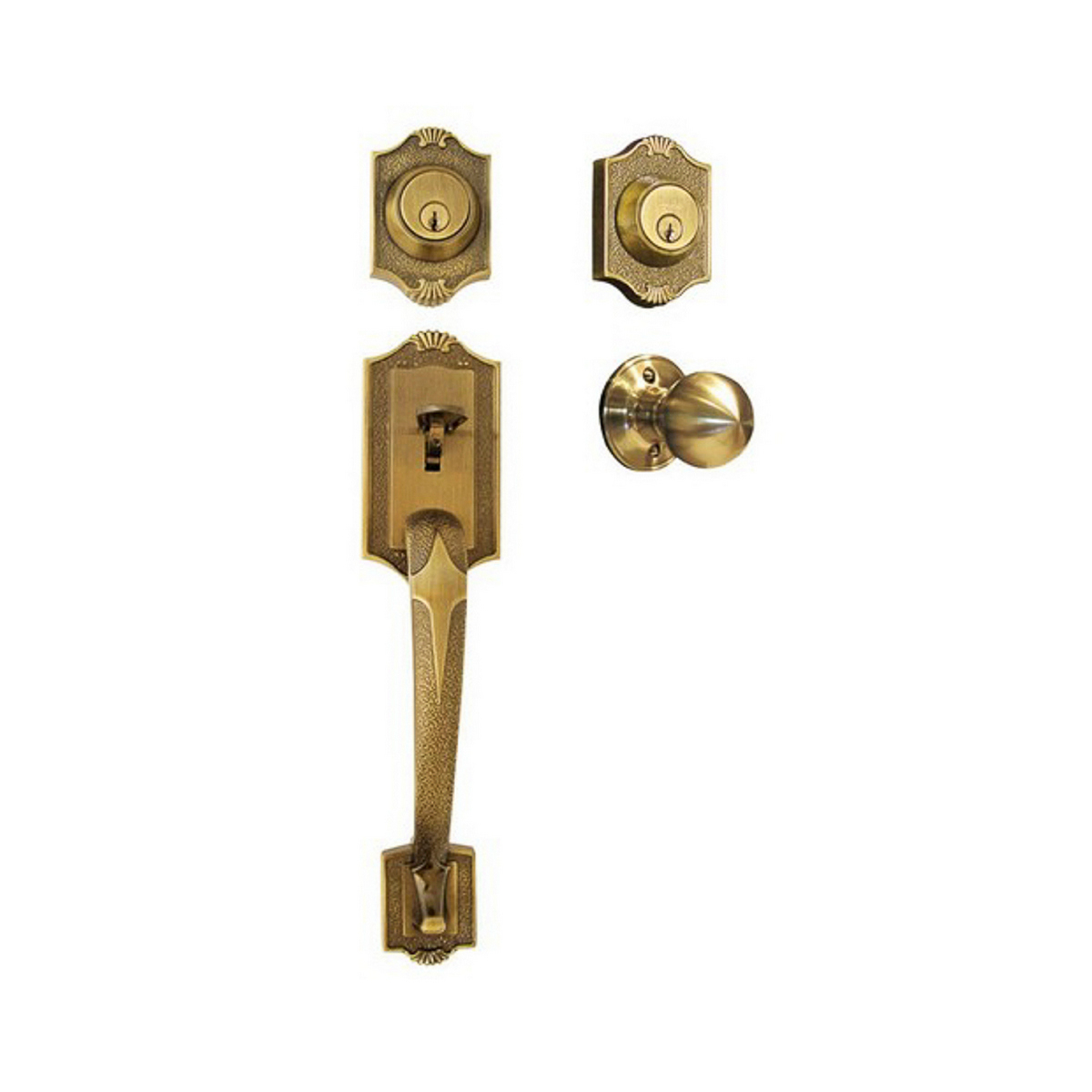 Cerradura Gatillo Dexter Llave/llave Laton Antiguo Genova (blister)
