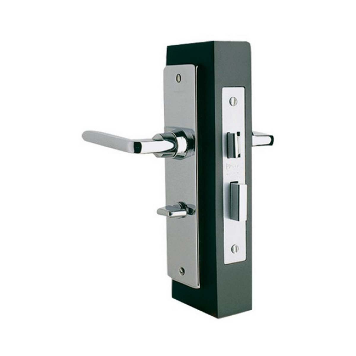 Cerradura Embutir Phillips Manija/Exterior-Manija/Interior para Baño Cromada